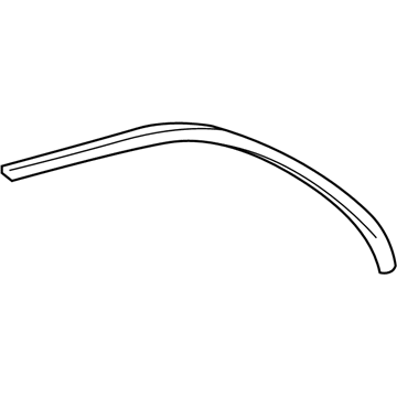 Lexus LS430 Door Moldings - 75763-50010