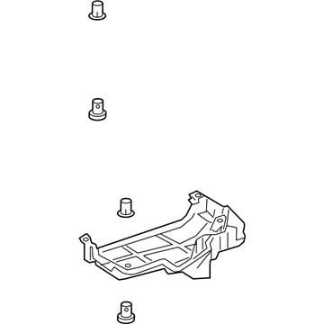 Lexus 57628-76020 Cover, RR Floor Side