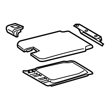 Lexus 72805-30630-C0 DOOR SUB-ASSY, RR SE