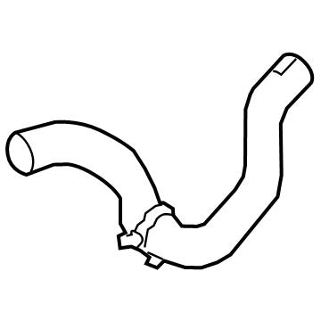 Lexus 16572-25120 HOSE, RADIATOR, NO.2