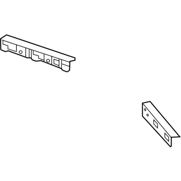 Lexus 58385-42030 BRACKET, RR BUMPER C