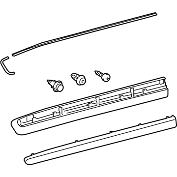 Lexus 75071-60100-B0 MOULDING Sub-Assembly, Front