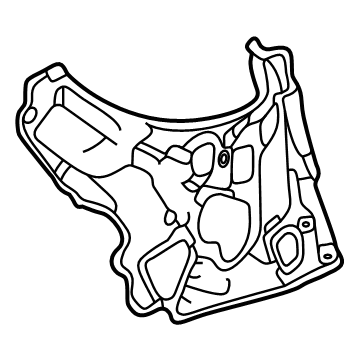 Lexus 53783-0E050 INSULATOR, APRON FR