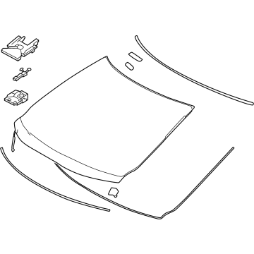 Lexus RX350h Windshield - 56101-0EC20