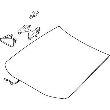 Lexus 56101-46900 GLASS SUB-ASSY, WIND