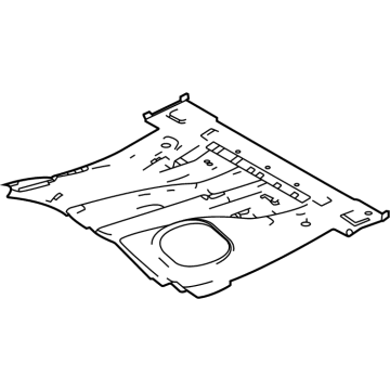 Lexus 58211-0E170 PAN, CTR FLOOR