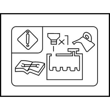 Lexus 11285-11020 LABEL, COOLANT SYSTE