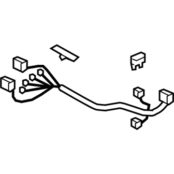 Lexus 88605-6A180 Harness Sub-Assy, Cooler Wiring, NO.1