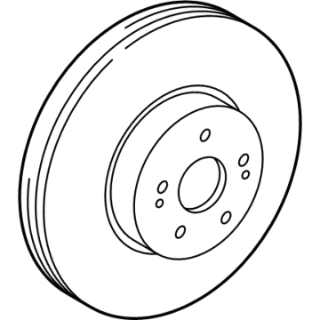 2025 Lexus TX550h+ Brake Disc - 43512-0E120