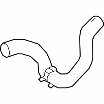 Lexus 16572-25110 HOSE, RADIATOR, NO.2