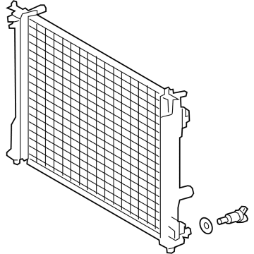 Lexus RX500h Radiator - 16400-25160