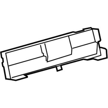 Lexus 55912-60201 Base, Heater Control, Lower