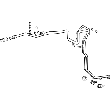 2025 Lexus TX550h+ A/C Hose - 88710-0EB00