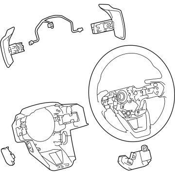 Lexus 45100-F6140-C1 WHEEL ASSY, STEERING