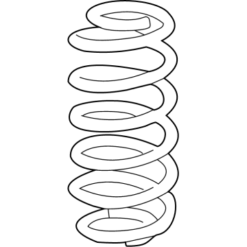 Lexus 48231-46090 SPRING, COIL, RR