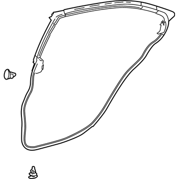 2014 Lexus IS250 Door Seal - 67872-53040