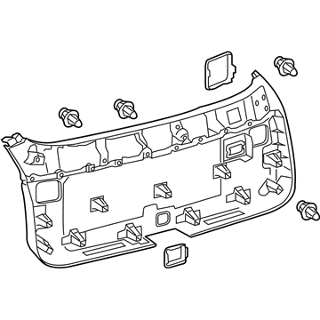 Lexus 64780-0E090-E1 Panel Assembly, Back Door