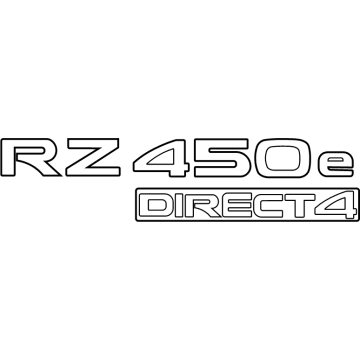 2025 Lexus RZ300e Emblem - 75443-46010