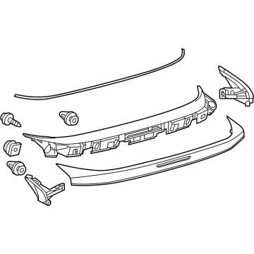 Lexus 76801-46060-B0 GARNISH SUB-ASSY, BA