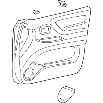 Lexus 67650-60070-E0 Board Sub-Assy, Front Door Trim, RH