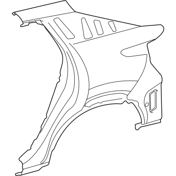 Lexus 61601-46050 PANEL SUB-ASSY, QUAR