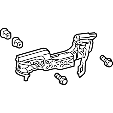 Lexus 69203-75011 Frame Sub-Assy, Rear Door Outside Handle, RH