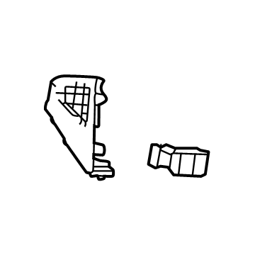 Lexus 55961-46010 NOZZLE, SIDE DEFROST