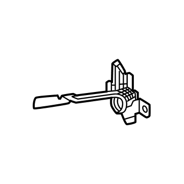 Lexus 53550-78020 HOOK ASSY, HOOD AUXI