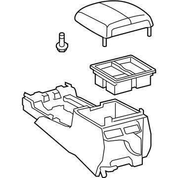 Lexus LX570 Center Console Base - 58901-60660-A1