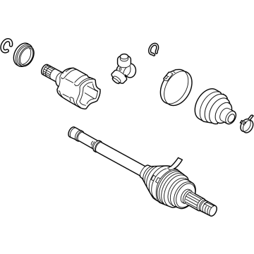 2022 Lexus NX350h Axle Shaft - 42340-78010