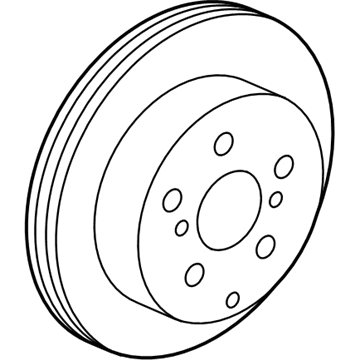 2023 Lexus ES350 Brake Disc - 42431-06180