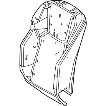 Lexus 71552-46070 PAD, FR SEAT BACK, L