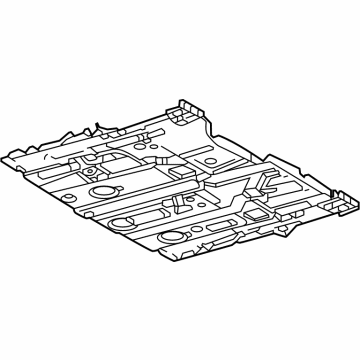 Lexus 58301-0E904 PAN SUB-ASSY, RR FLO