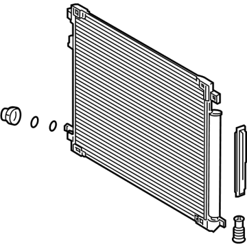 Lexus RX500h A/C Condenser - 884A0-48010