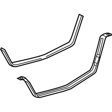 Lexus CT200h Fuel Tank Strap - 77602-76010