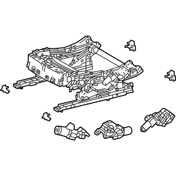 Lexus 72020-0E350 ADJUSTER ASSY, FR SE