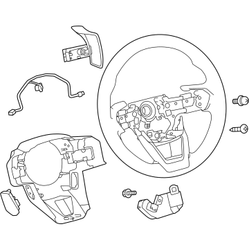 Lexus RZ300e Steering Wheel - 45100-48820-C0