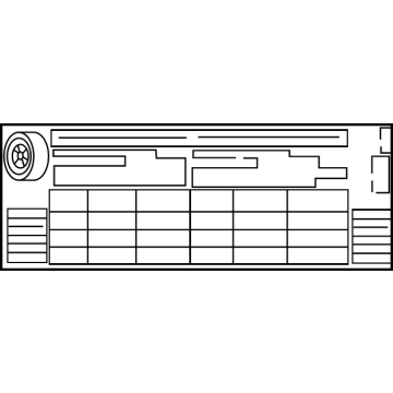 Lexus 42661-46120 LABEL, TIRE PRESSURE