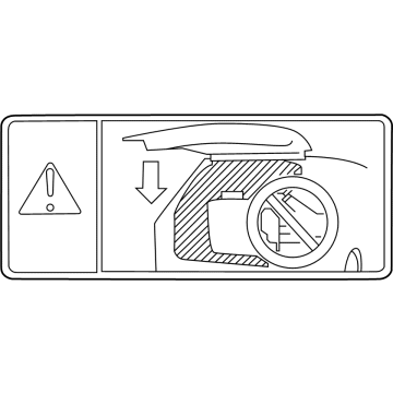 Lexus 74528-F6020 LABEL, BACK DOOR CAU