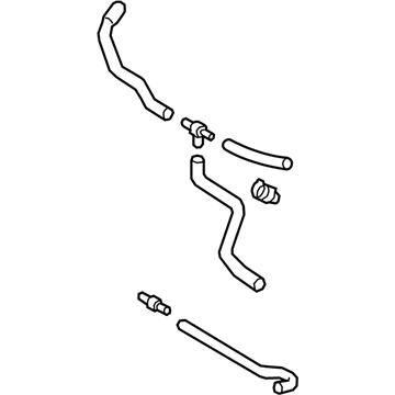 Lexus UX200 Coolant Reservoir Hose - 16280-24020