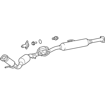 2023 Lexus RX350h Exhaust Pipe - 17410-F0510