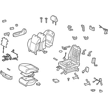 Lexus 71100-60J82-A1 Seat Assy, Front RH