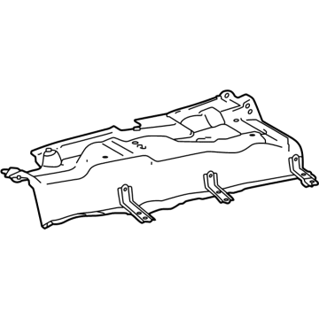 Lexus 58043-0E120 INSULATOR SUB-ASSY