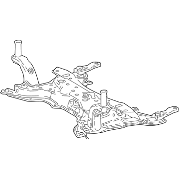 Lexus 51201-76050 CROSSMEMBER SUB-ASSY