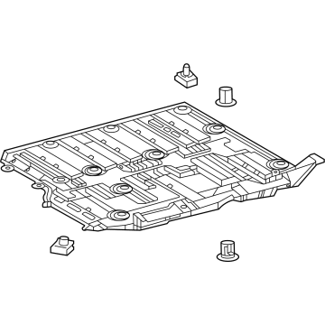 Lexus 58399-48020 COVER, FLOOR UNDER