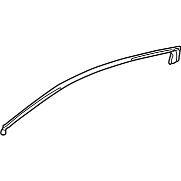 Lexus 67863-33010 Weatherstrip, Front Door, NO.2 RH