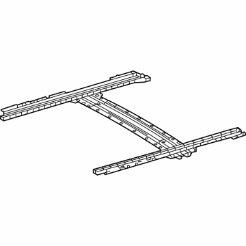 Lexus 63202-0E090 RAIL SUB-ASSY, SLIDE