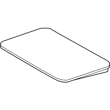 Lexus 63201-0E240 GLASS SUB-ASSY, SLID