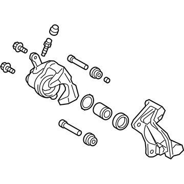 2012 Lexus RX450h Brake Caliper - 47830-48100