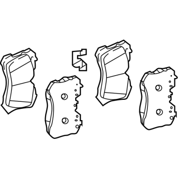 2023 Lexus LS500 Brake Pad Set - 04465-50280